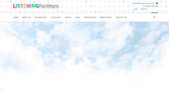 Desktop Screenshot of listeningpartnersny.com